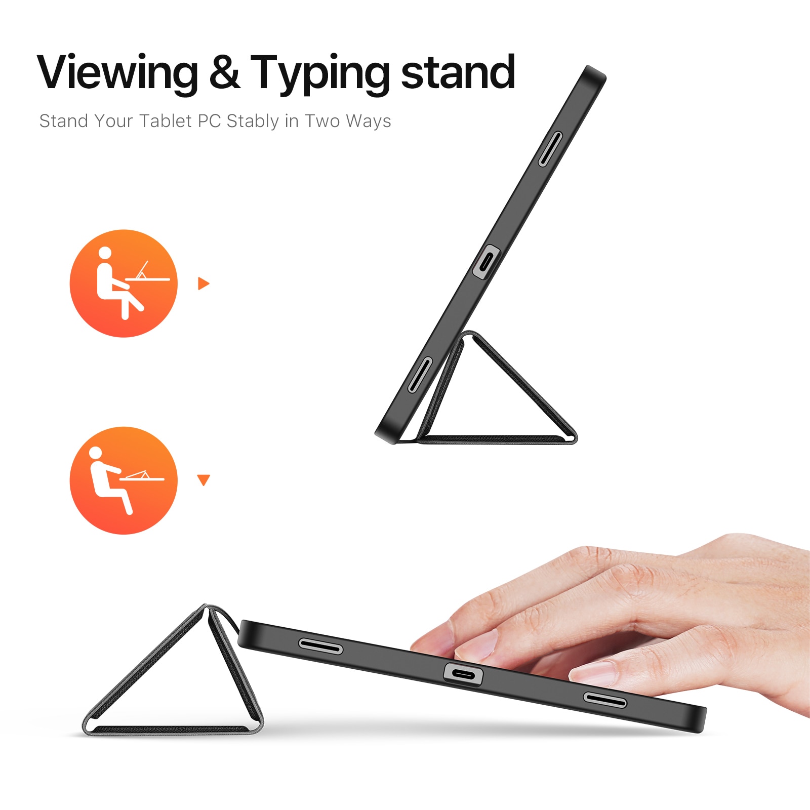 Funda Domo Tri-Fold Samsung Galaxy Tab S11 Black