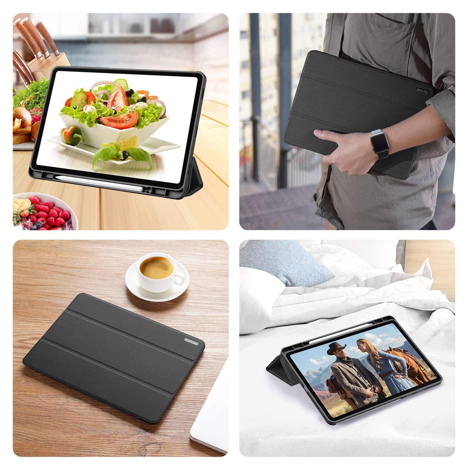 Funda Domo Tri-Fold Samsung Galaxy Tab S11 Black