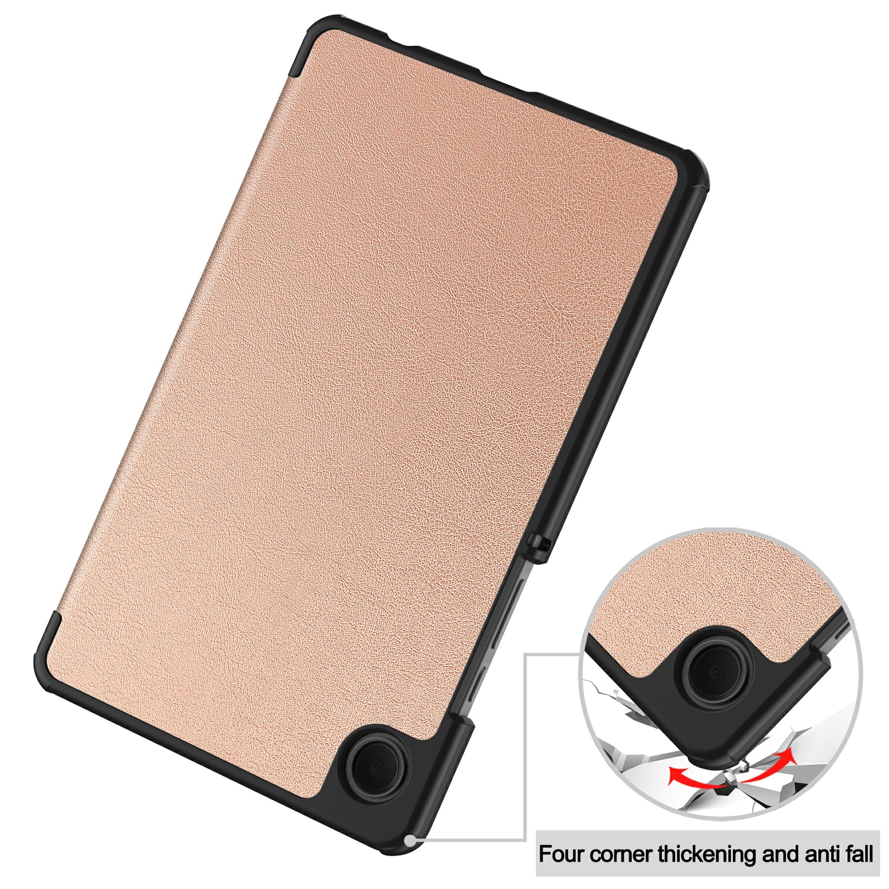 Funda Tri-Fold Samsung Galaxy Tab A11 Oro rosa