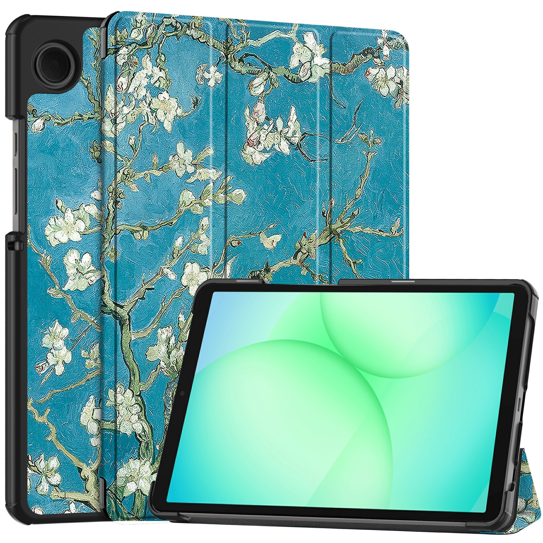 Funda Tri-Fold Samsung Galaxy Tab A11 Flores de cerezo