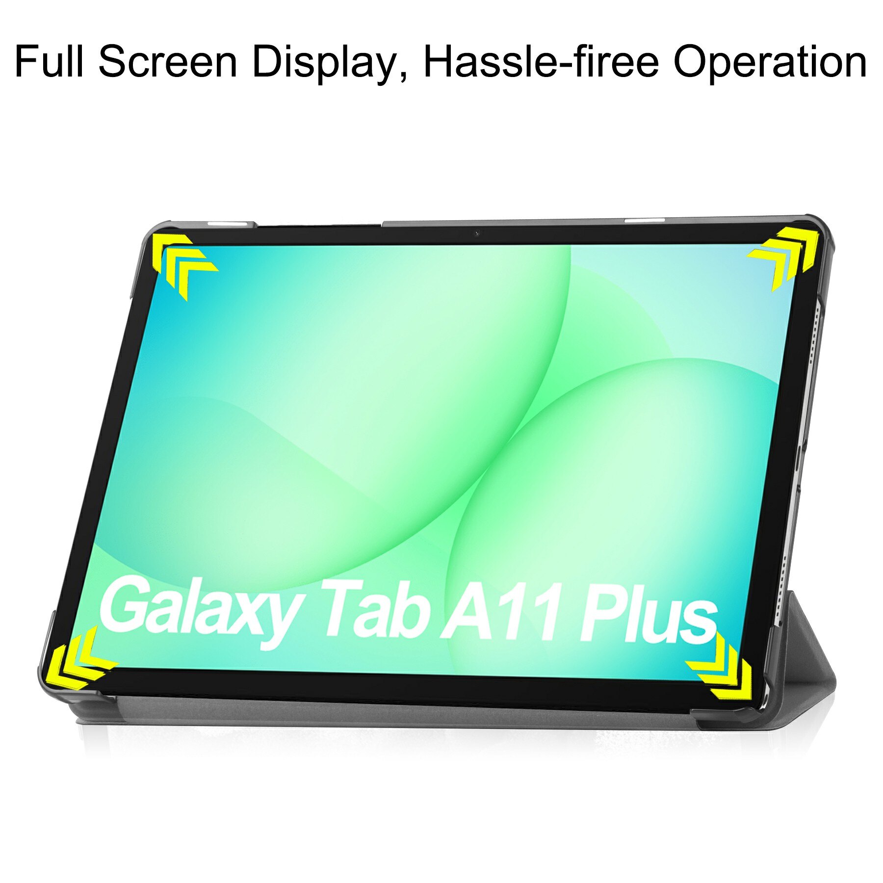 Funda Tri-Fold Samsung Galaxy Tab A11 Plus Gris
