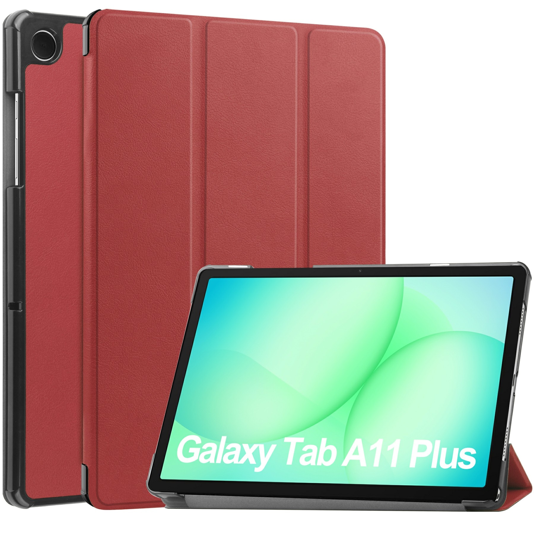 Funda Tri-Fold Samsung Galaxy Tab A11 Plus Rojo