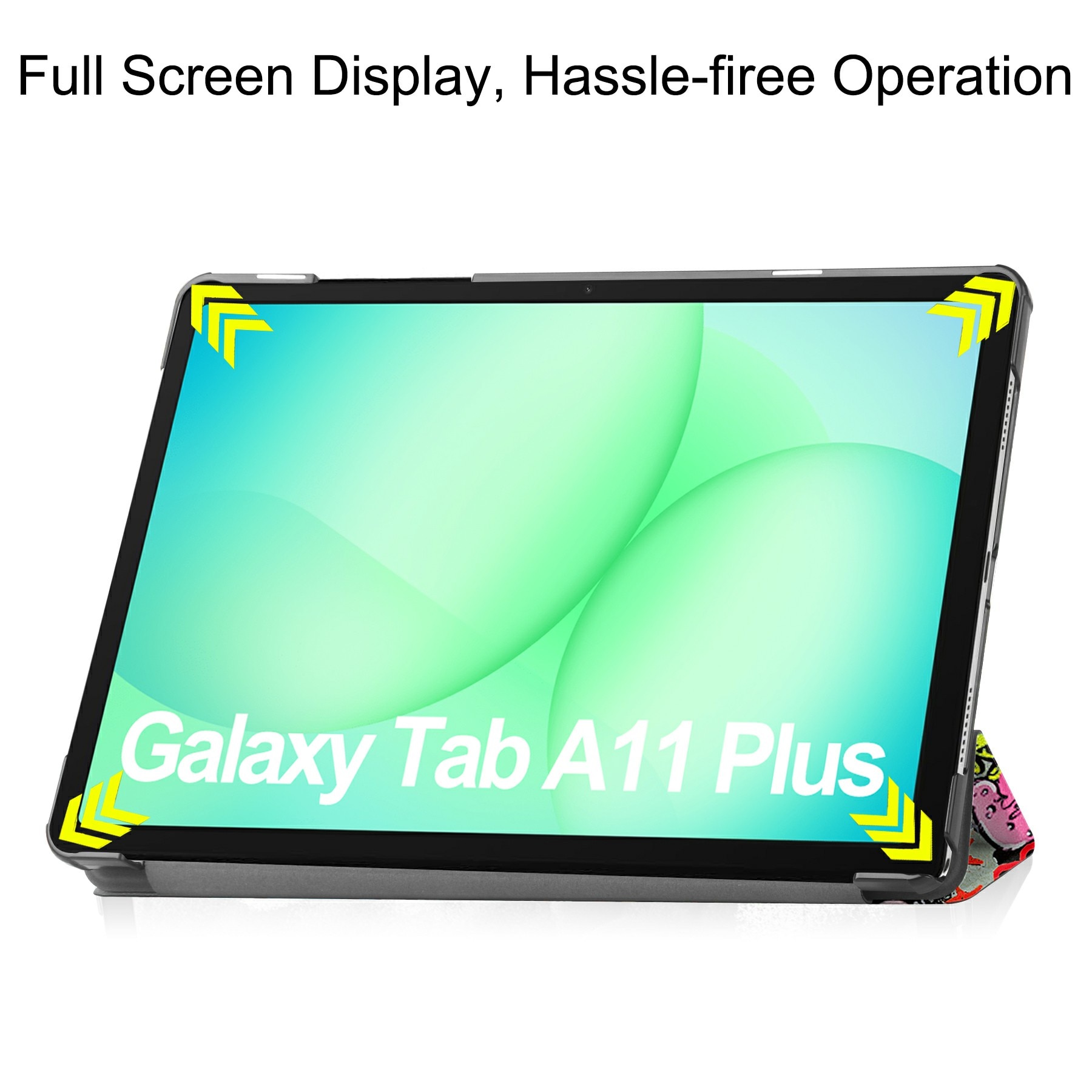 Funda Tri-Fold Samsung Galaxy Tab A11 Plus Pintada