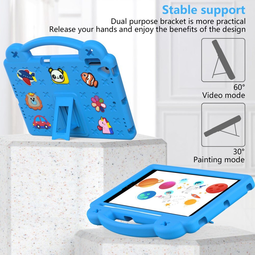 Kickstand Funda a prueba de golpes para niños iPad 10.2 7th Gen (2019) azul