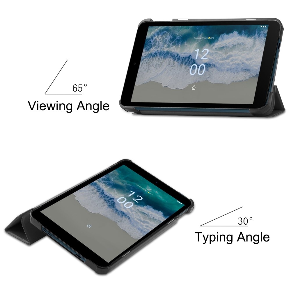 Funda Tri-Fold  Nokia T10 Negro
