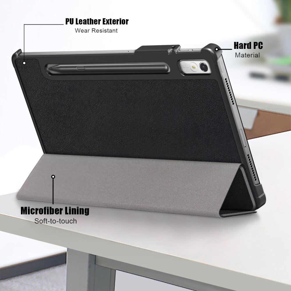 Funda Tri-Fold con portalápices Lenovo Tab P11 Pro (2nd gen) Negro