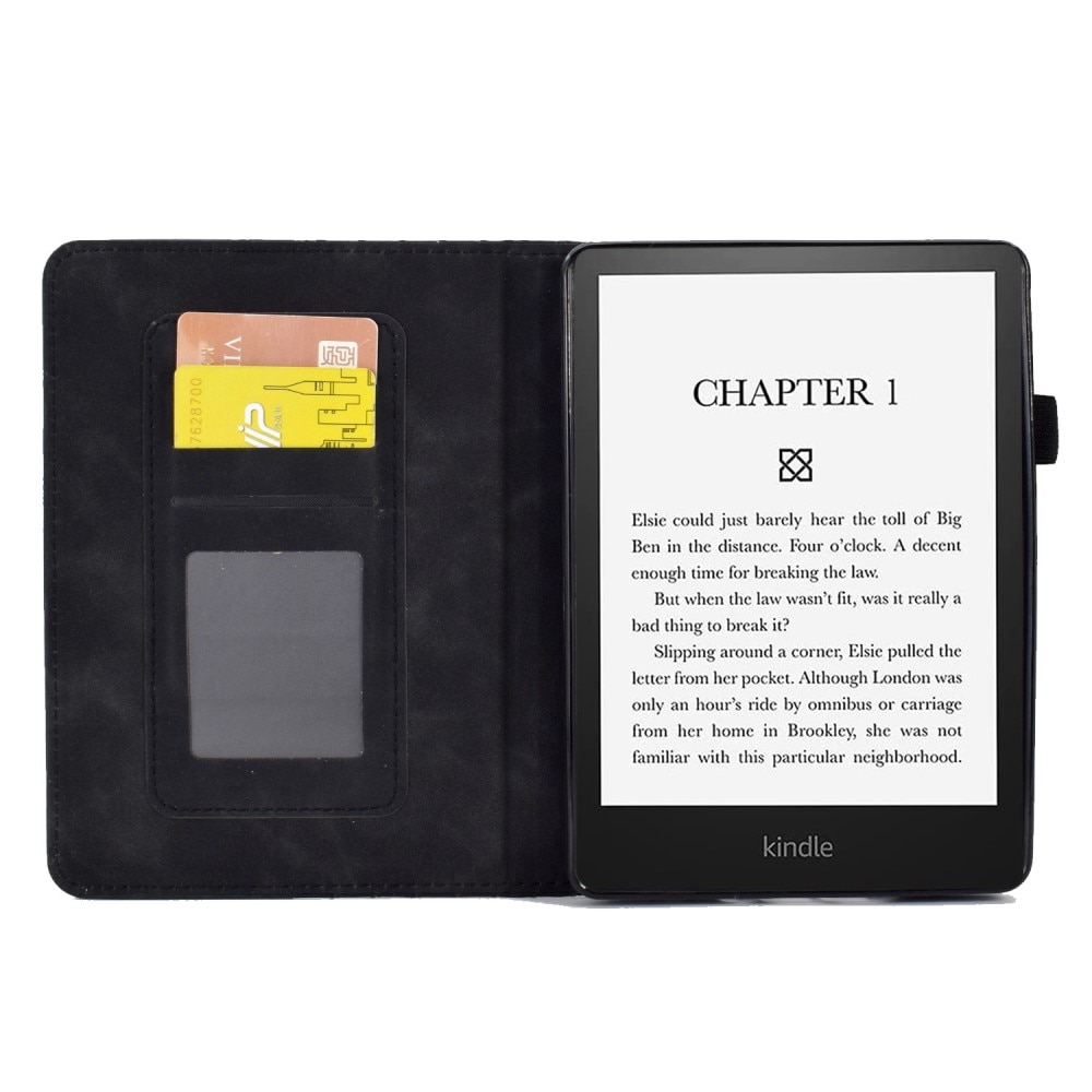 Funda con ranura para tarjetas Amazon Kindle Paperwhite 11th gen (2021) Negro