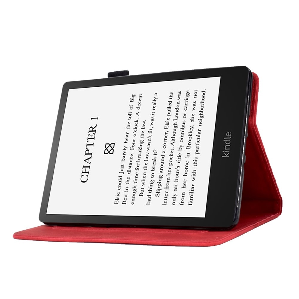 Funda con ranura para tarjetas Amazon Kindle Paperwhite 11th gen (2021) Rojo