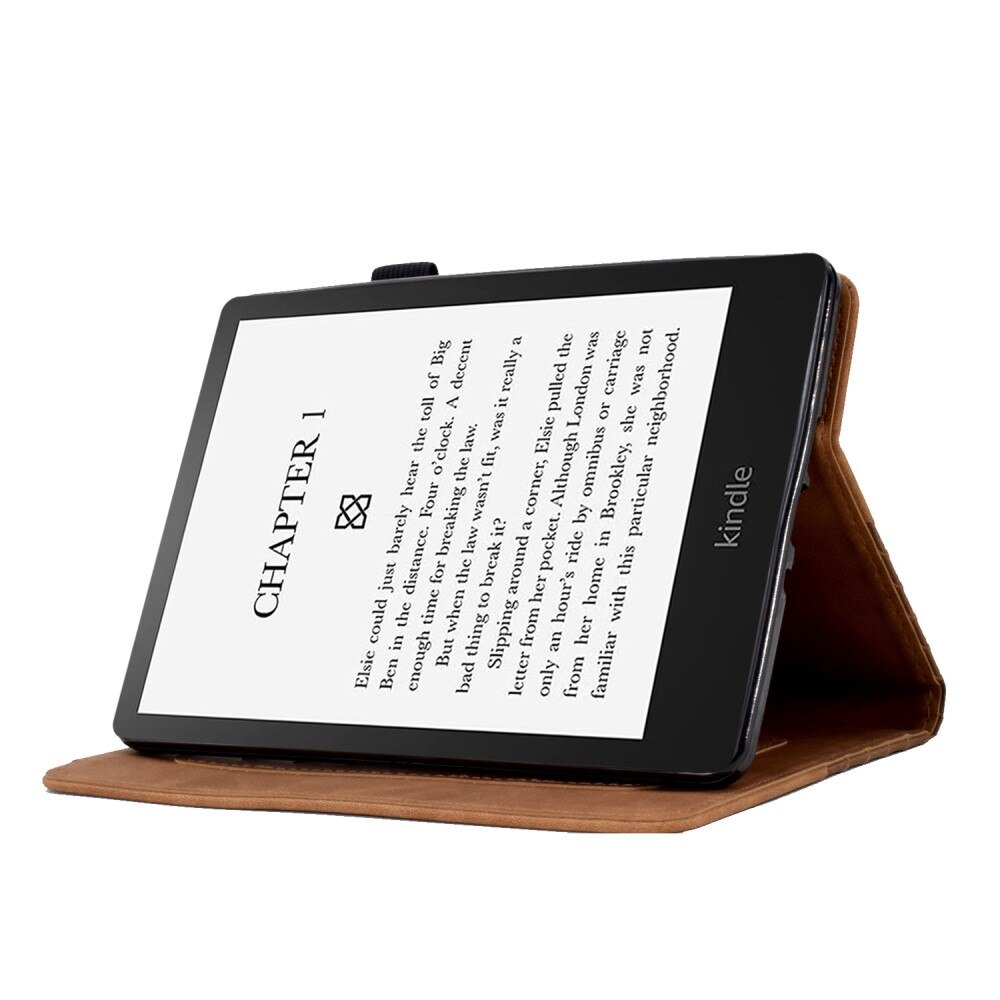 Funda con ranura para tarjetas Amazon Kindle Paperwhite Signature Edition (2023) marrón