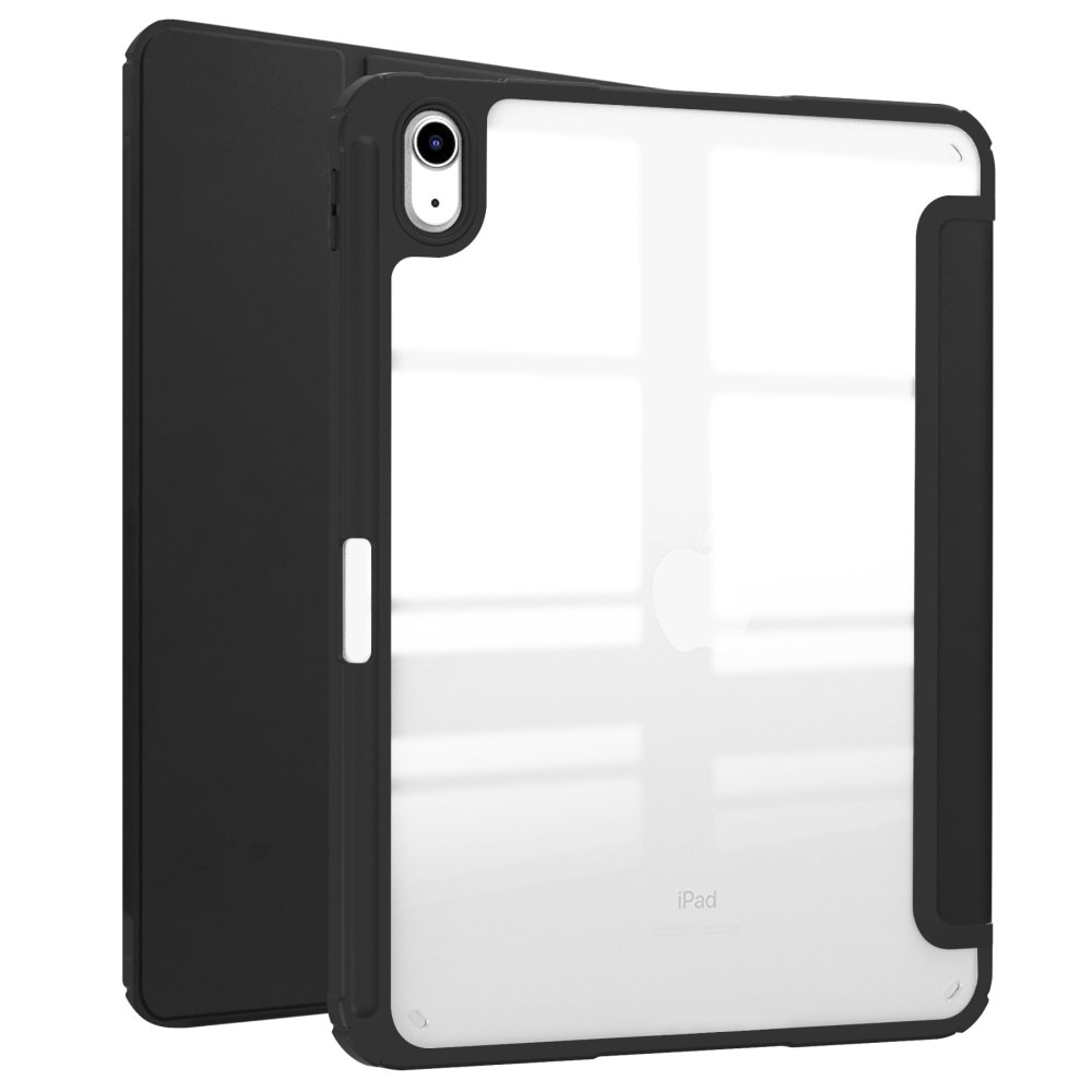 Funda Tri-Fold con portalápices iPad 10.9 10th Gen (2022) negro/transparente