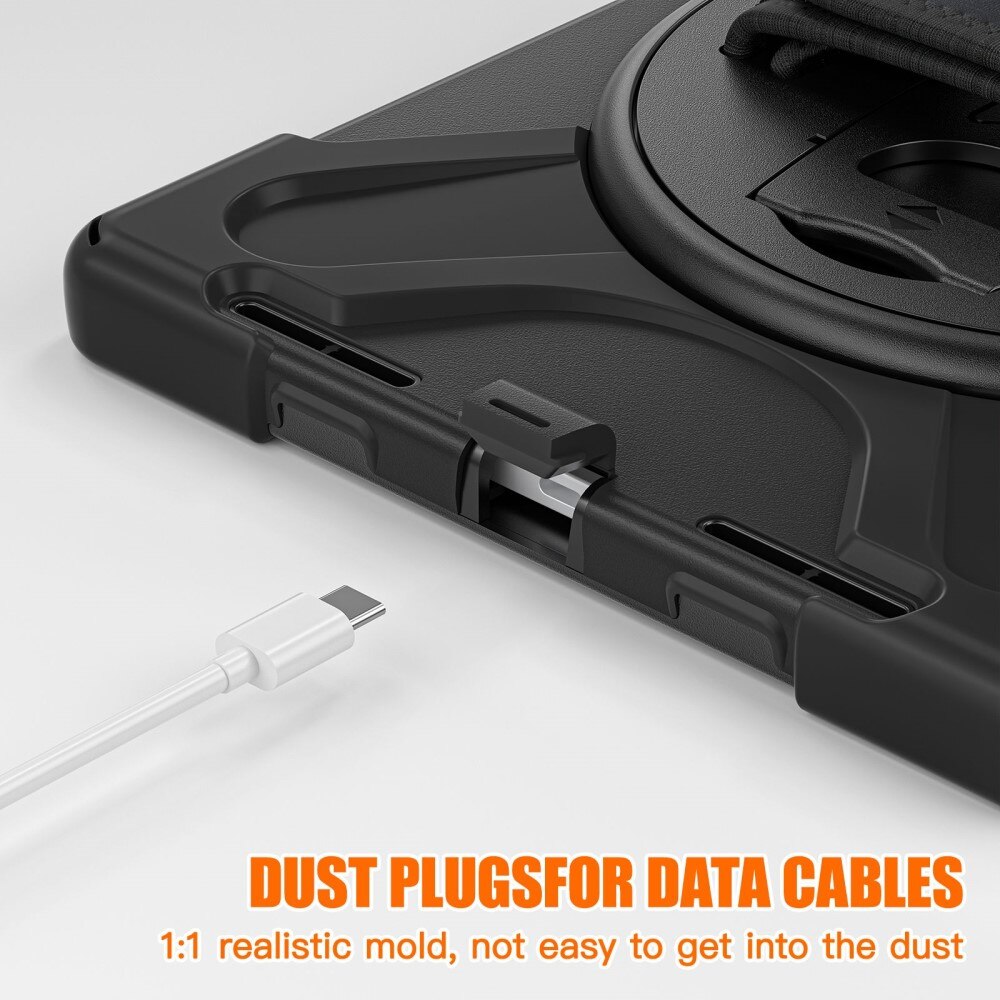 Funda híbrida a prueba de golpes Apple iPad 11 11th Gen (2025) negro