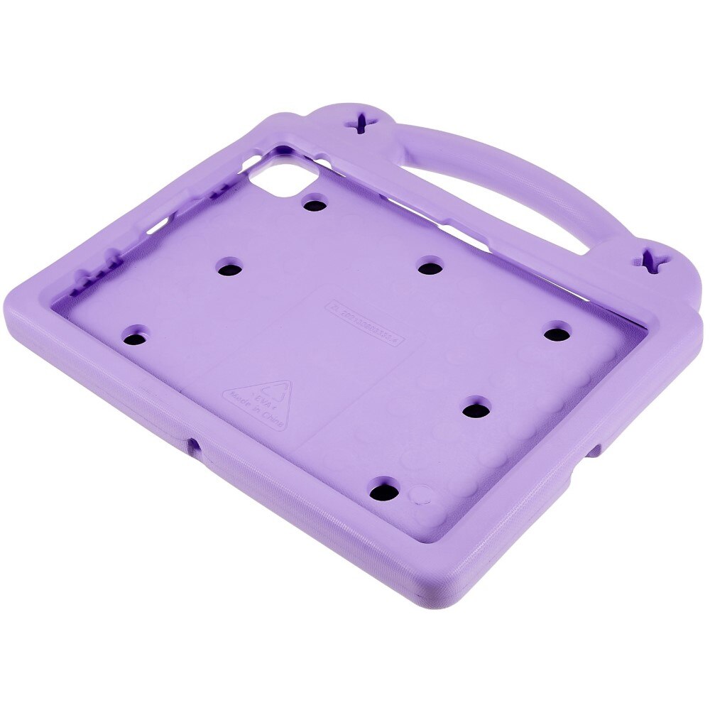 Kickstand Funda a prueba de golpes para niños Apple iPad 11 11th Gen (2025) violeta