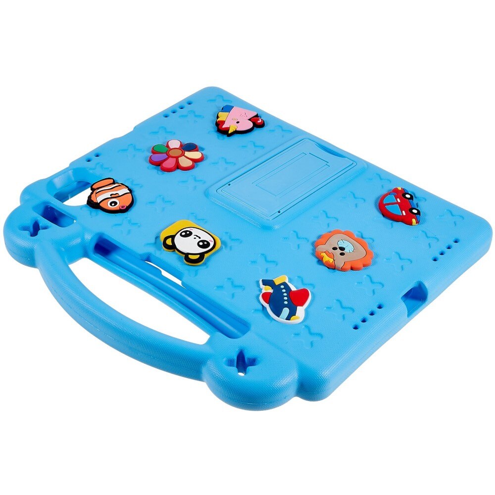 Kickstand Funda a prueba de golpes para niños Apple iPad 11 11th Gen (2025) azul