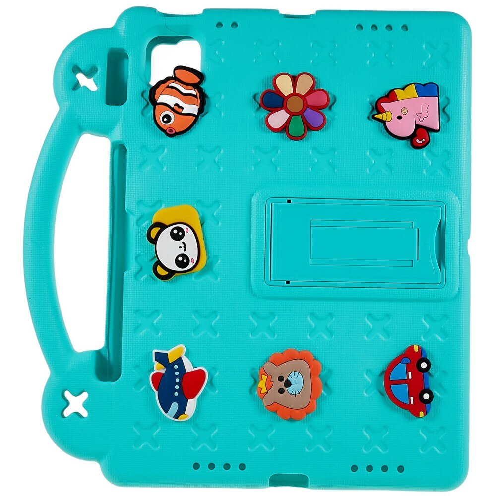 Kickstand Funda a prueba de golpes para niños iPad 10.9 10th Gen (2022) turquesa