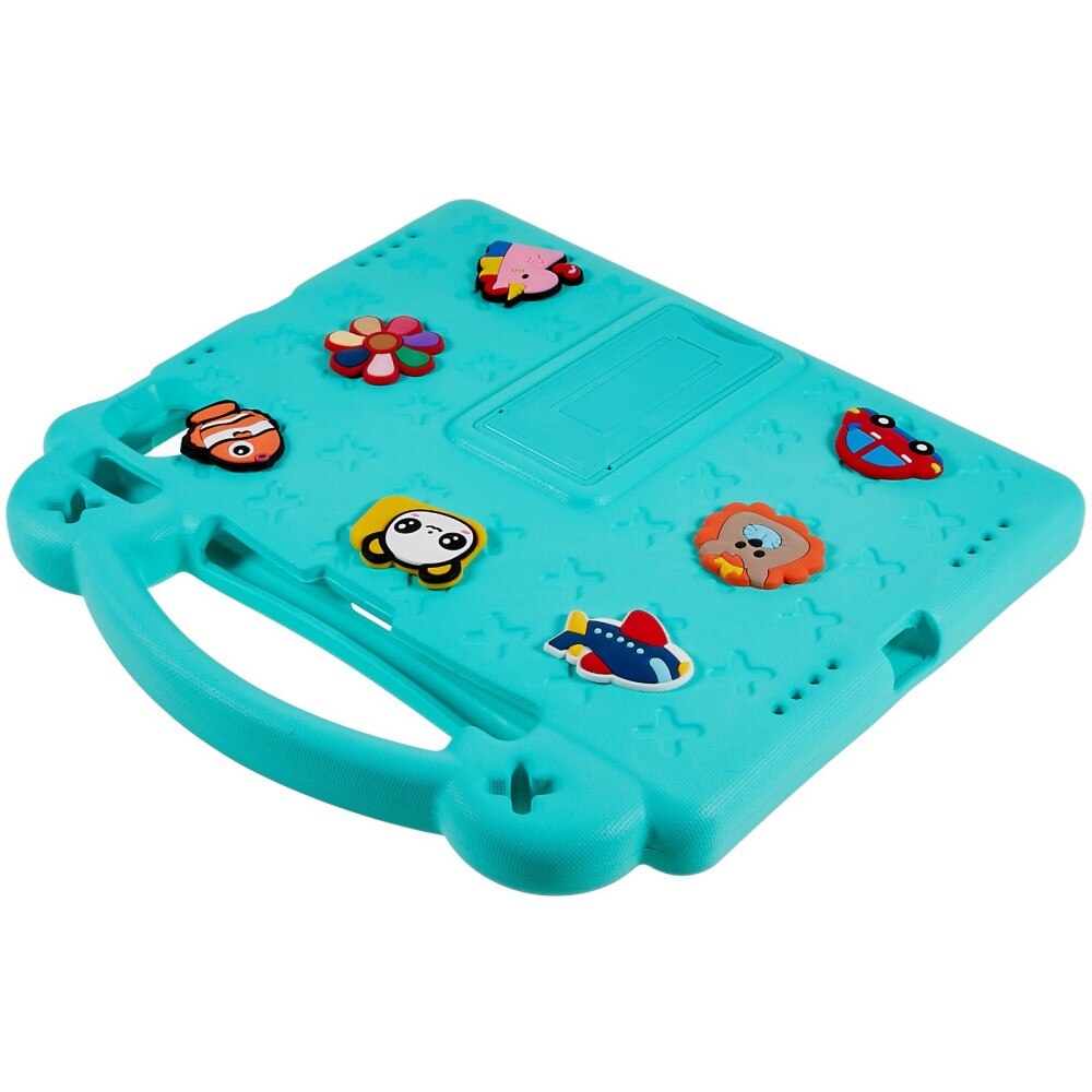 Kickstand Funda a prueba de golpes para niños iPad 10.9 10th Gen (2022) turquesa