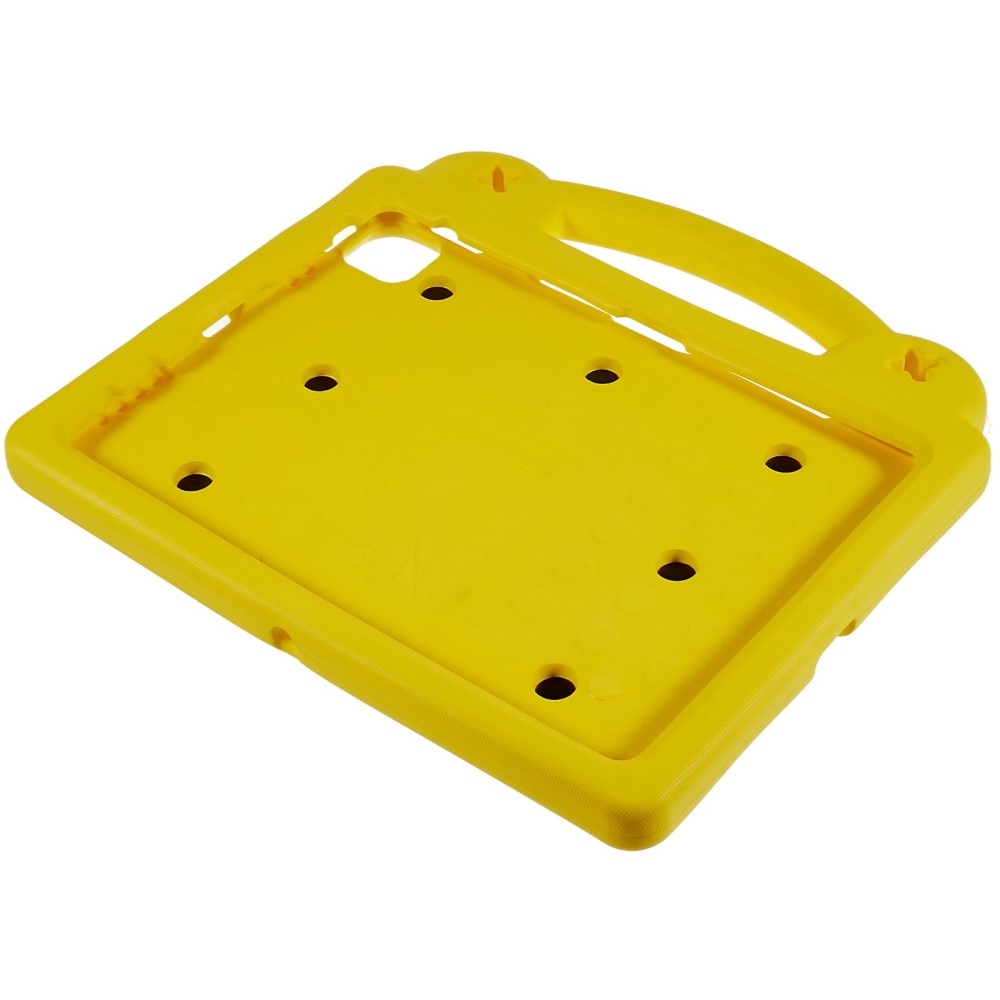 Kickstand Funda a prueba de golpes para niños Apple iPad 11 11th Gen (2025) amarillo