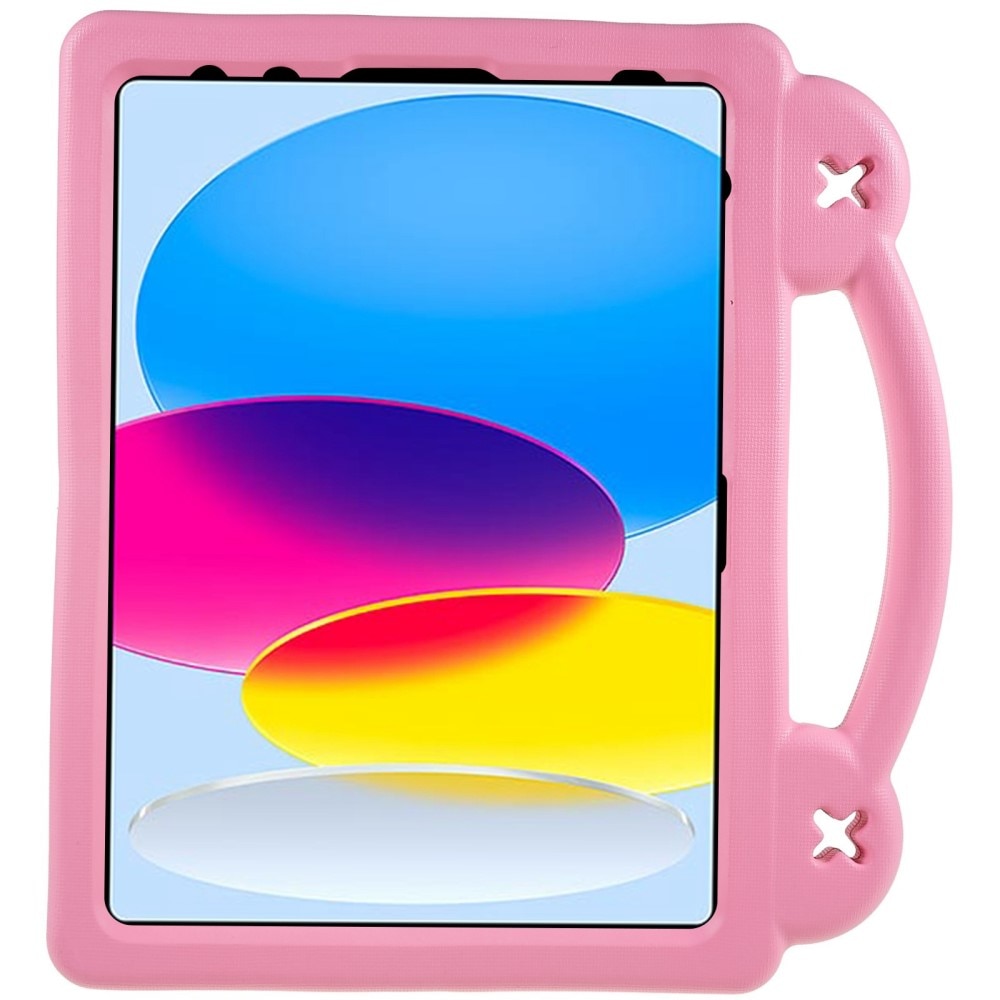 Kickstand Funda a prueba de golpes para niños iPad 10.9 2022 (10th gen) rosado