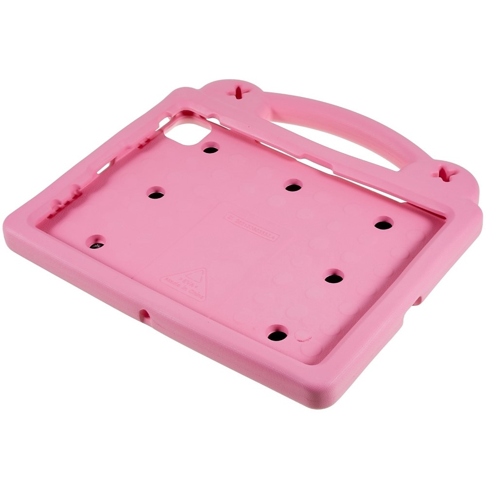 Kickstand Funda a prueba de golpes para niños Apple iPad 11 11th Gen (2025) rosado