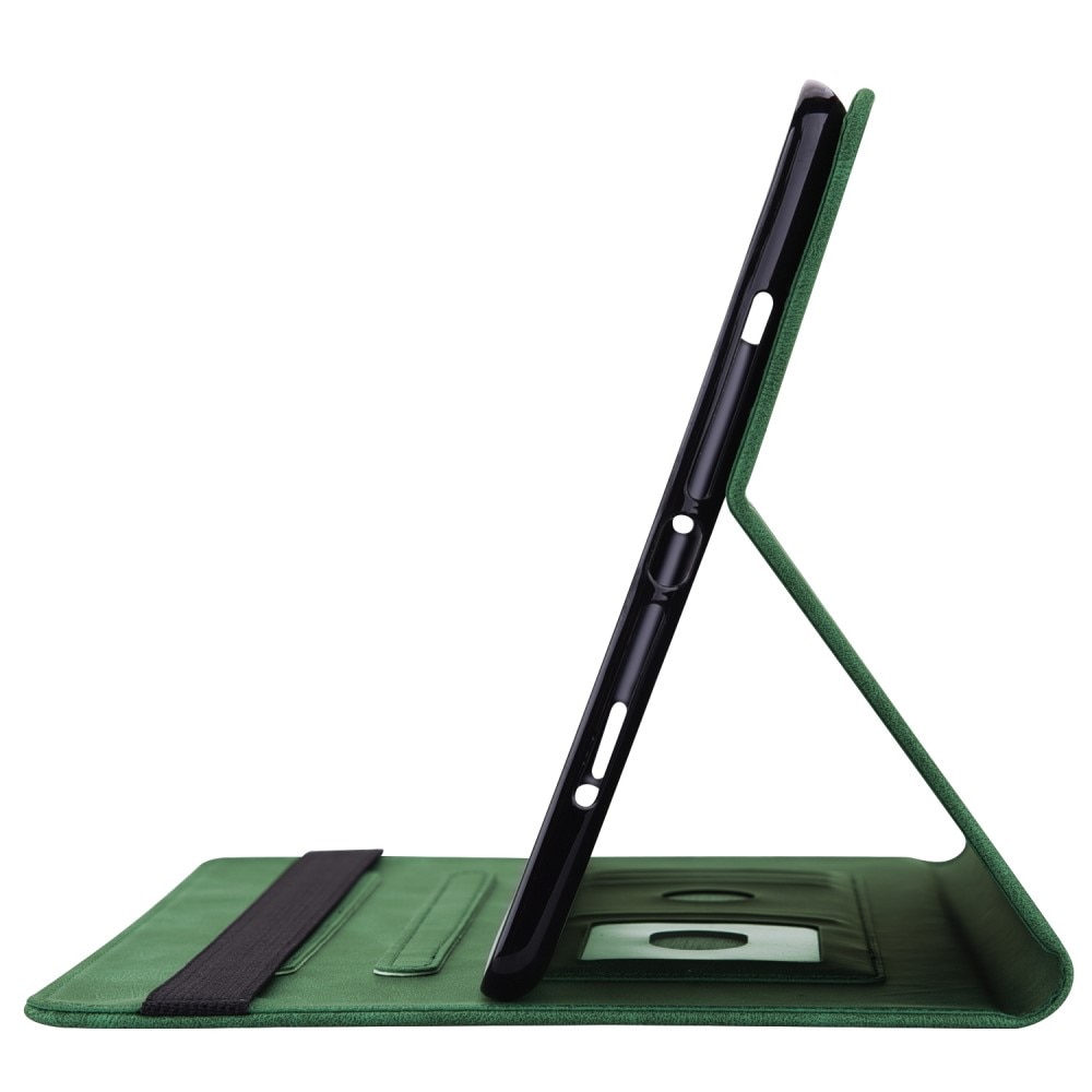 Funda de cuero con mariposas Apple iPad 11 11th Gen (2025) Verde