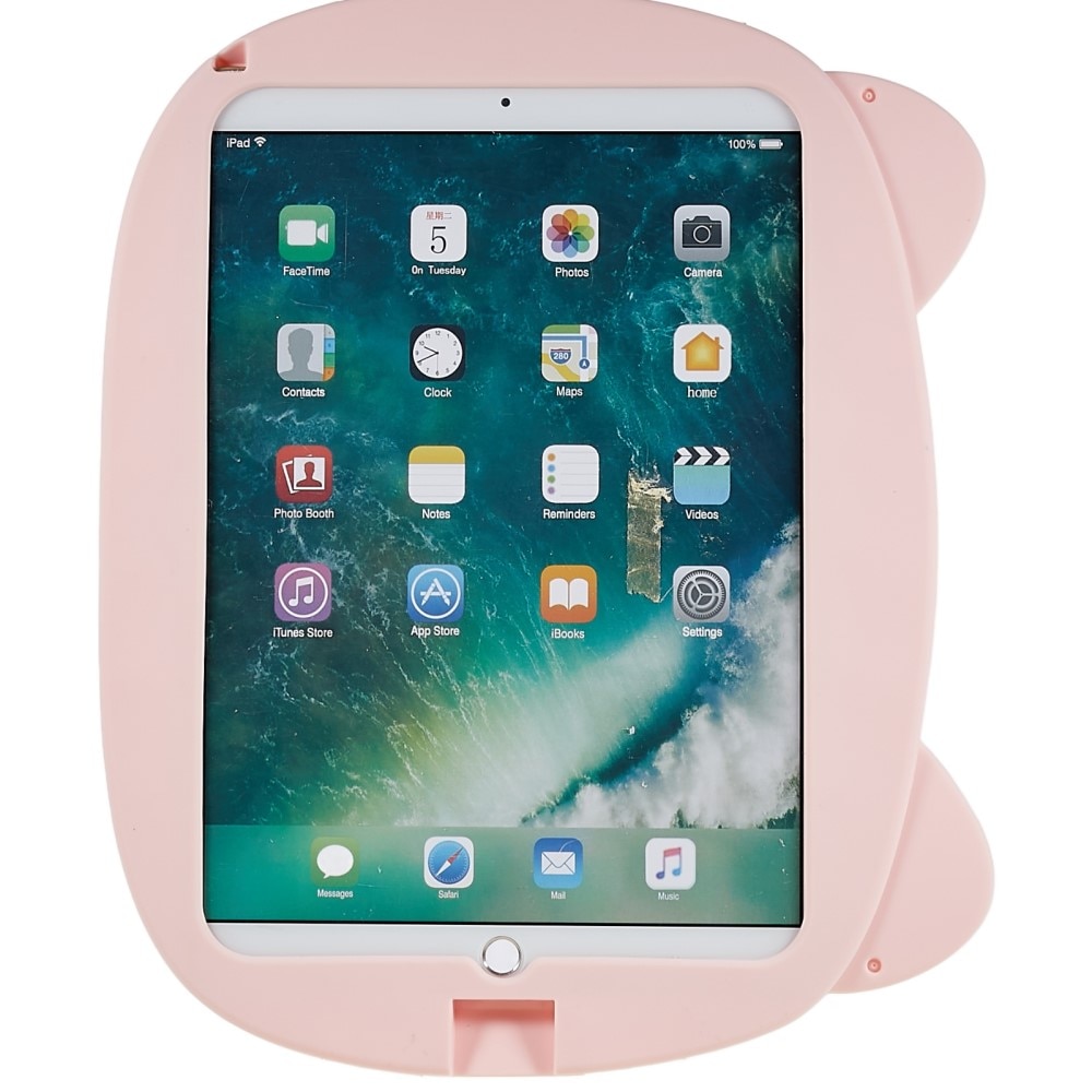 Funda cerdo de silicona para niños para iPad 10.2 7th Gen (2019) rosado