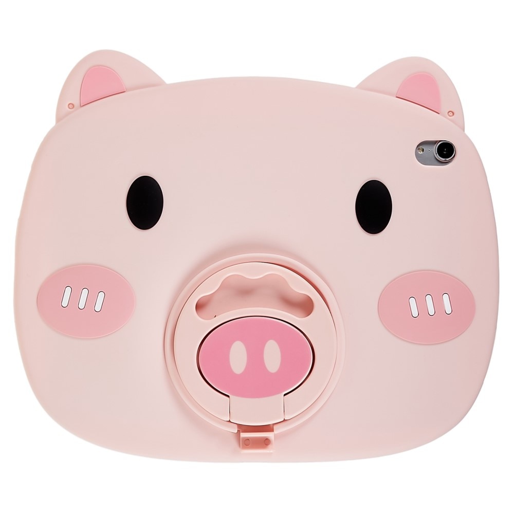 Funda cerdo de silicona para niños para iPad 10.9 2022 (10th gen) rosado