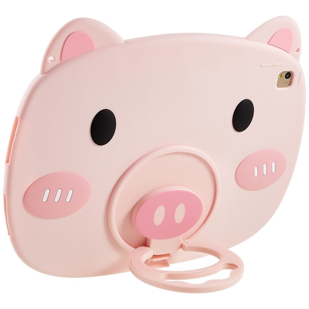 Funda cerdo de silicona para niños para iPad Air 2 9.7 (2014) rosado