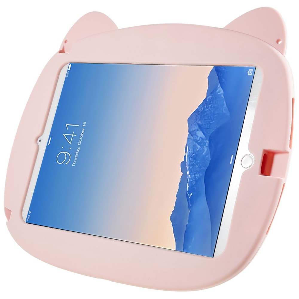 Funda cerdo de silicona para niños para iPad 9.7 5th Gen (2017) rosado