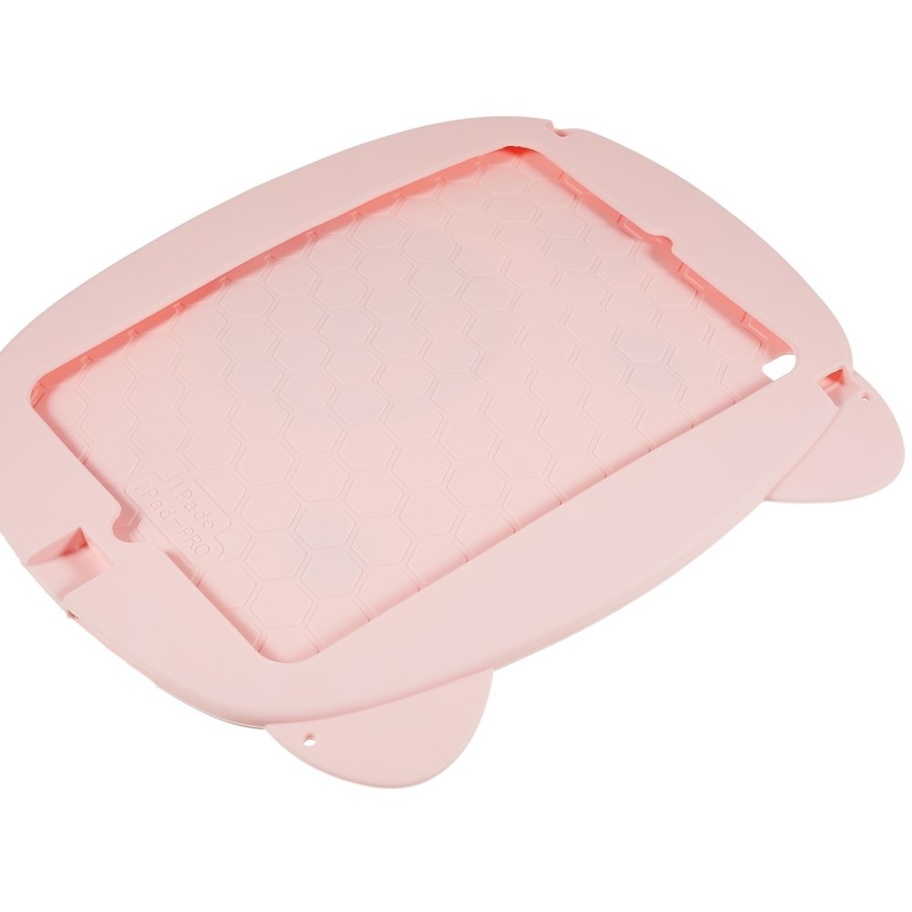 Funda cerdo de silicona para niños para iPad 9.7 5th Gen (2017) rosado