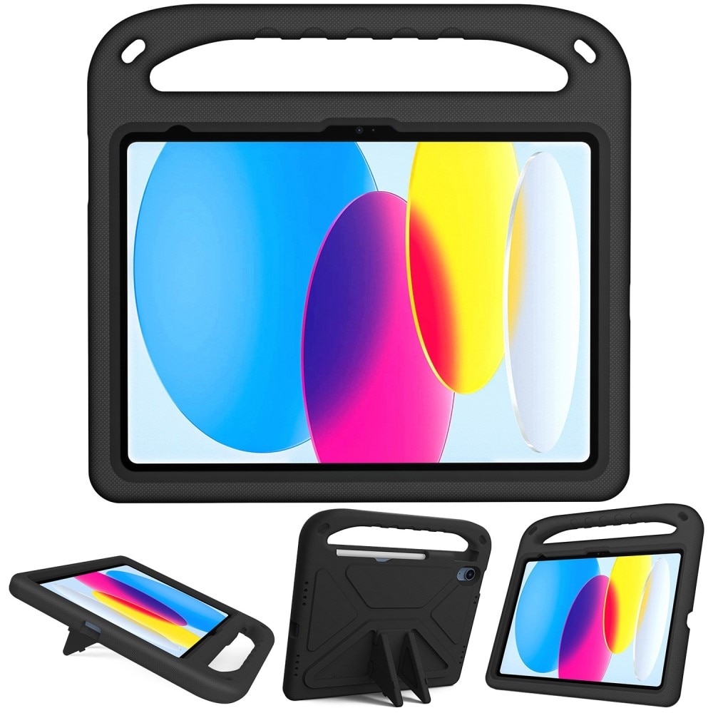 Funda EVA con asa para niños para Apple iPad 11 11th Gen (2025) negro