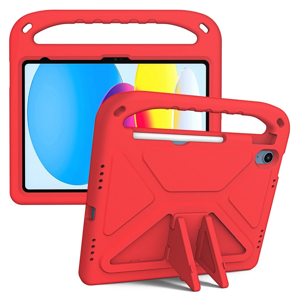 Funda EVA con asa para niños para iPad 10.9 10th Gen (2022) rojo