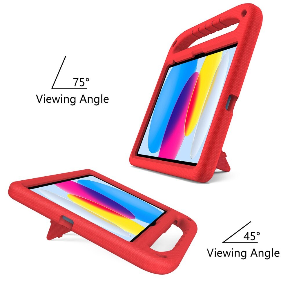 Funda EVA con asa para niños para iPad 10.9 10th Gen (2022) rojo