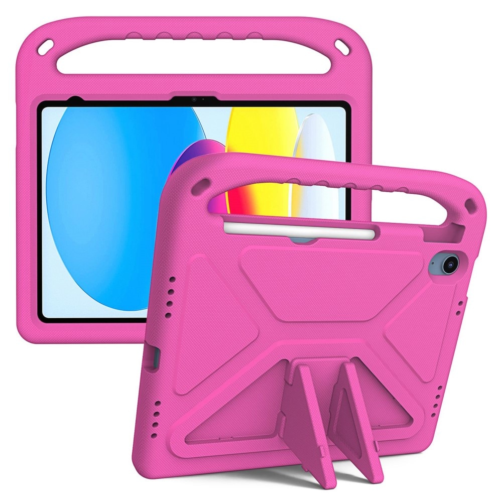 Funda EVA con asa para niños para iPad 10.9 10th Gen (2022) rosado