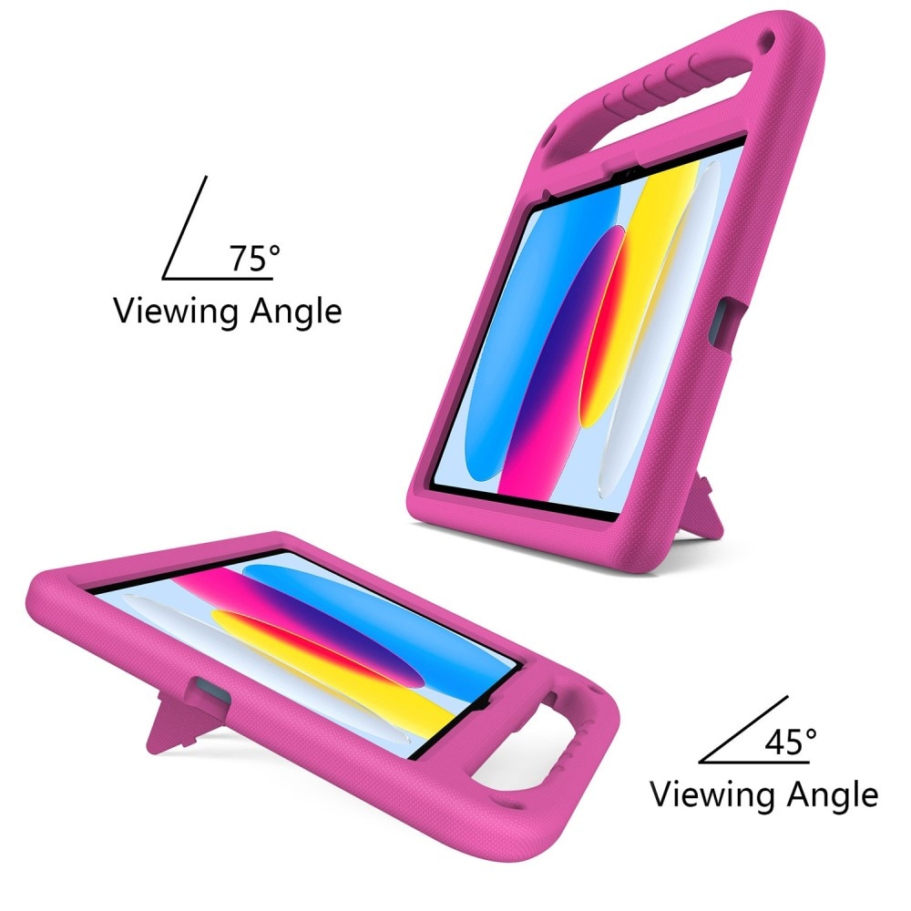 Funda EVA con asa para niños para Apple iPad 11 11th Gen (2025) rosado