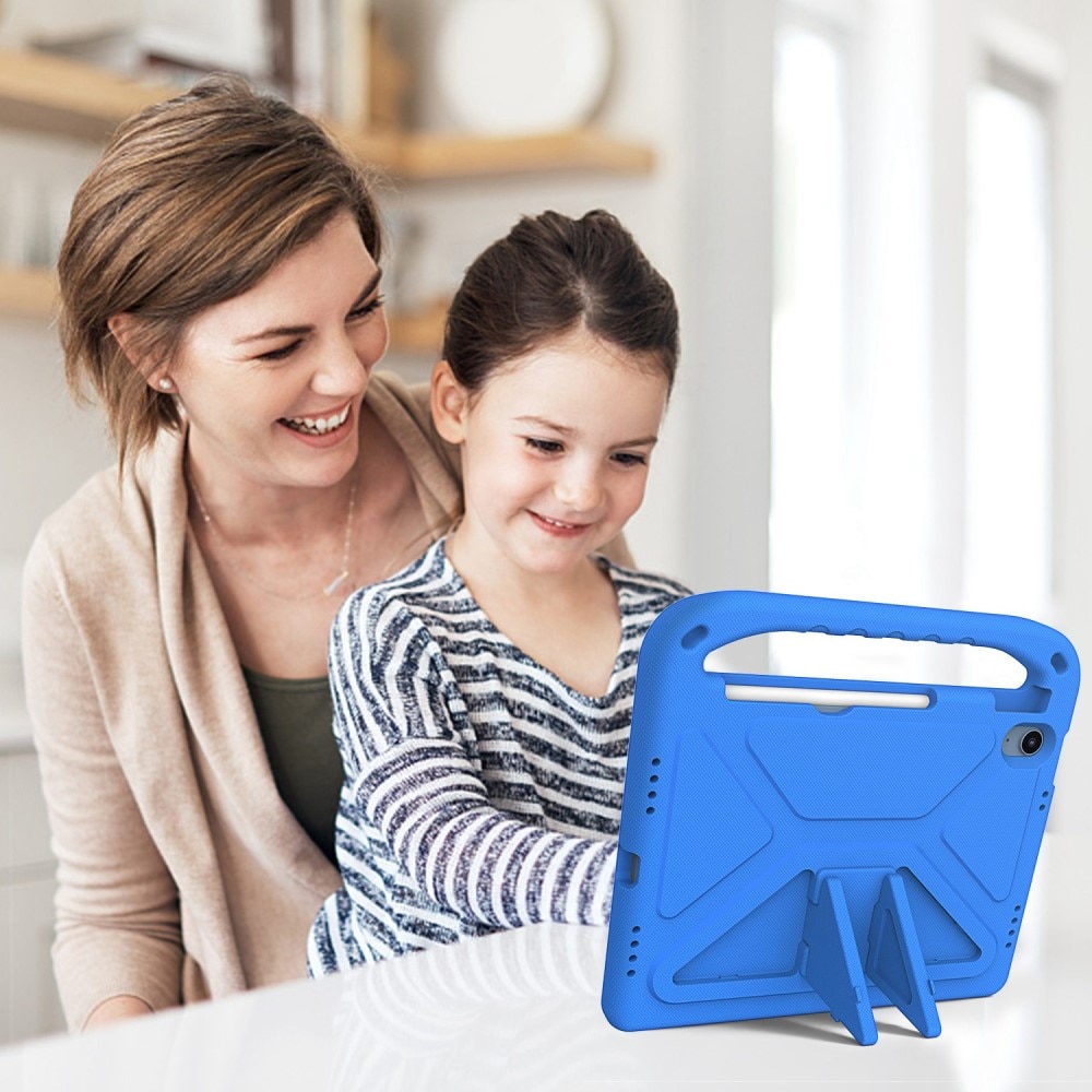 Funda EVA con asa para niños para Apple iPad 11 11th Gen (2025) azul