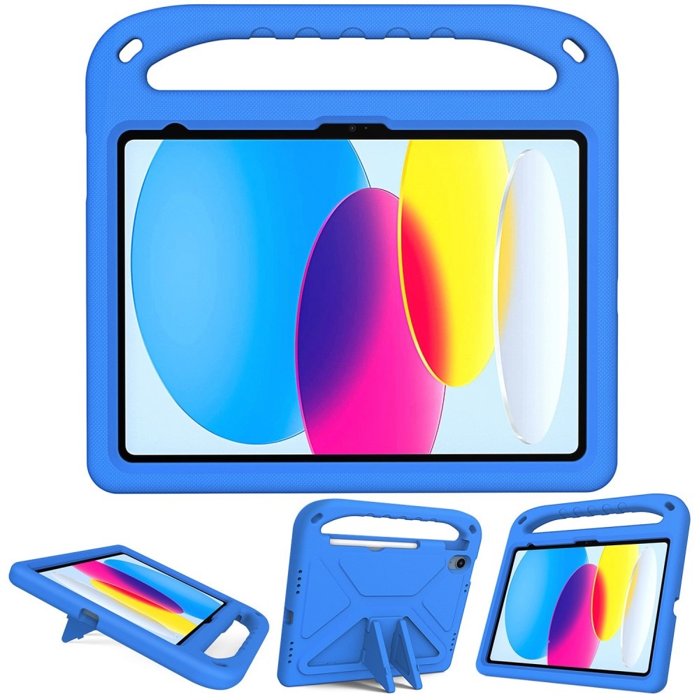Funda EVA con asa para niños para Apple iPad 11 11th Gen (2025) azul