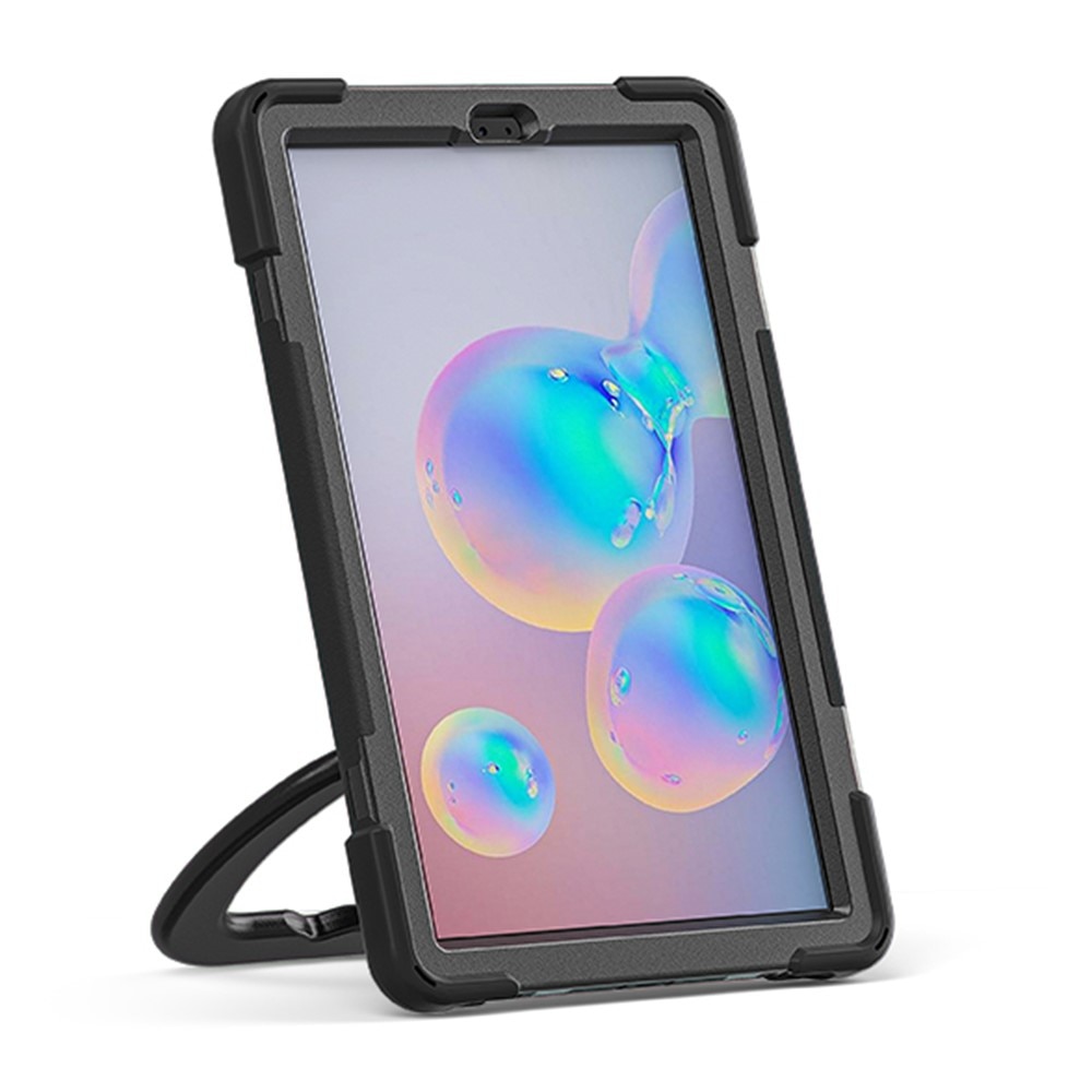 Kickstand Hybrid Case a prueba de golpes Correa el hombro Samsung Galaxy Tab S6 10.5 negro