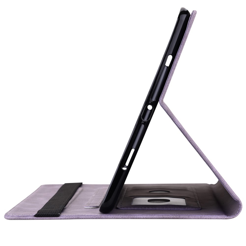 Funda de cuero con mariposas Xiaomi Pad 6 Púrpura