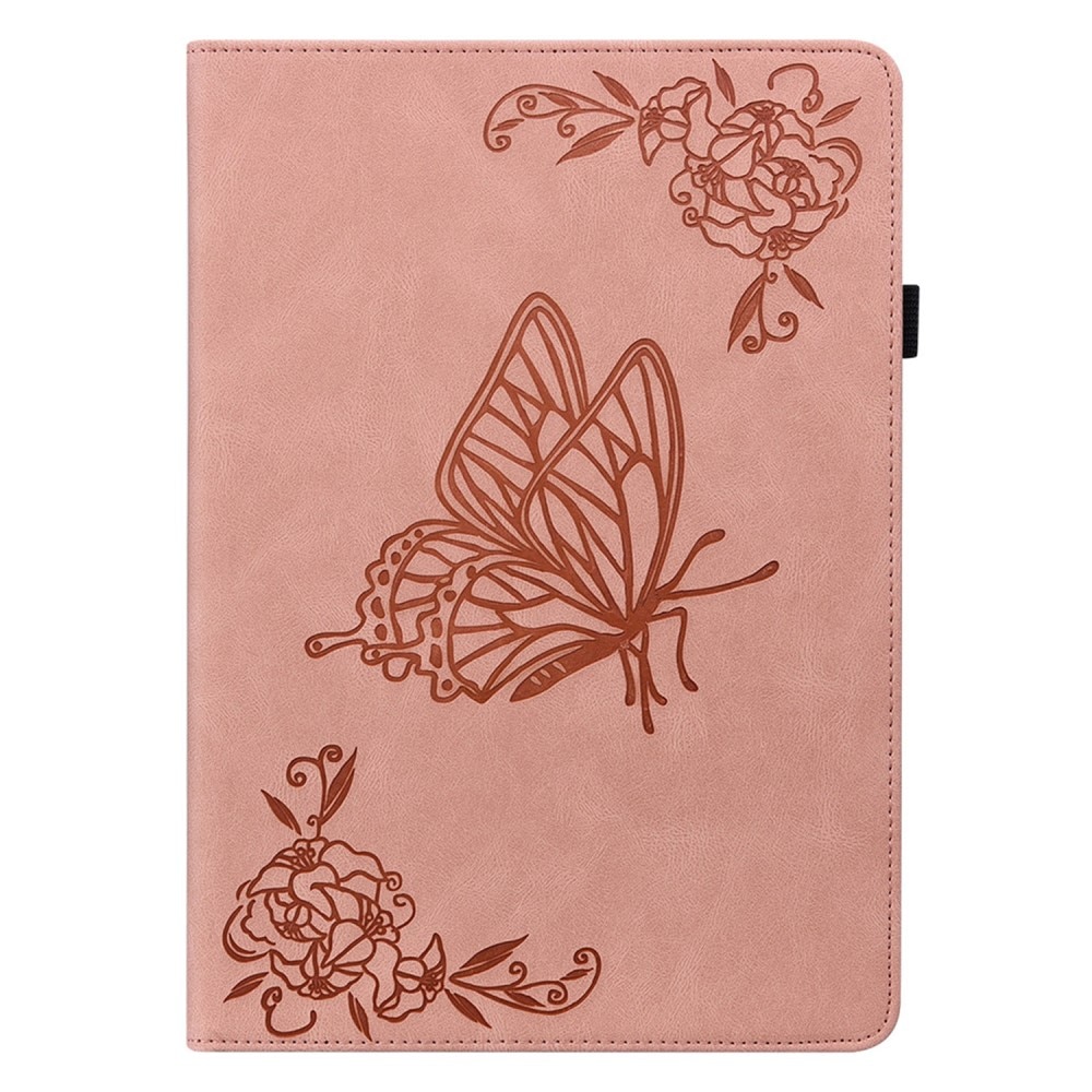 Funda de cuero con mariposas Xiaomi Pad 6 Rosa