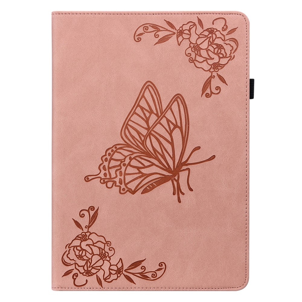 Funda de cuero con mariposas Xiaomi Pad 6 Pro rosado