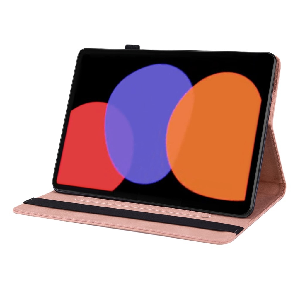 Funda de cuero con mariposas Xiaomi Pad 6 Rosa