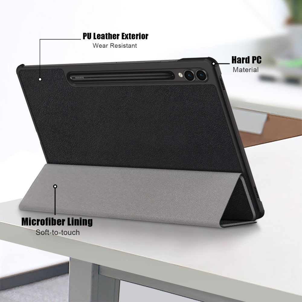 Funda Tri-Fold Samsung Galaxy Tab S9 Plus negro