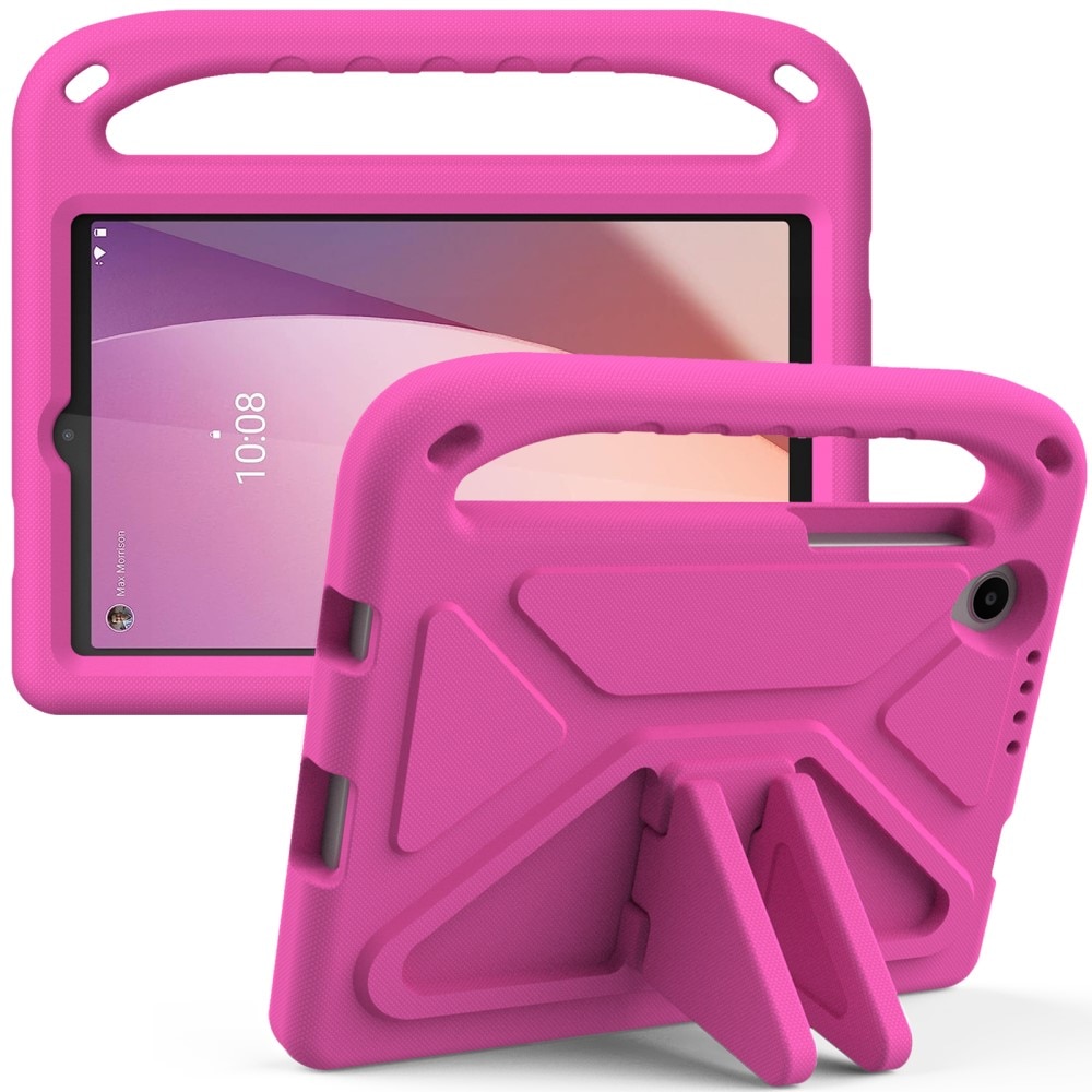 Funda EVA con asa para niños para Lenovo Tab M8 (4th Gen) rosado