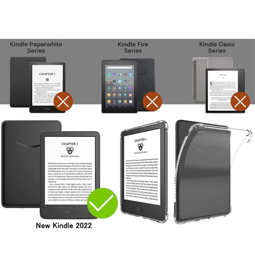 Funda  Kindle 6 (2022) transparente - Comprar online