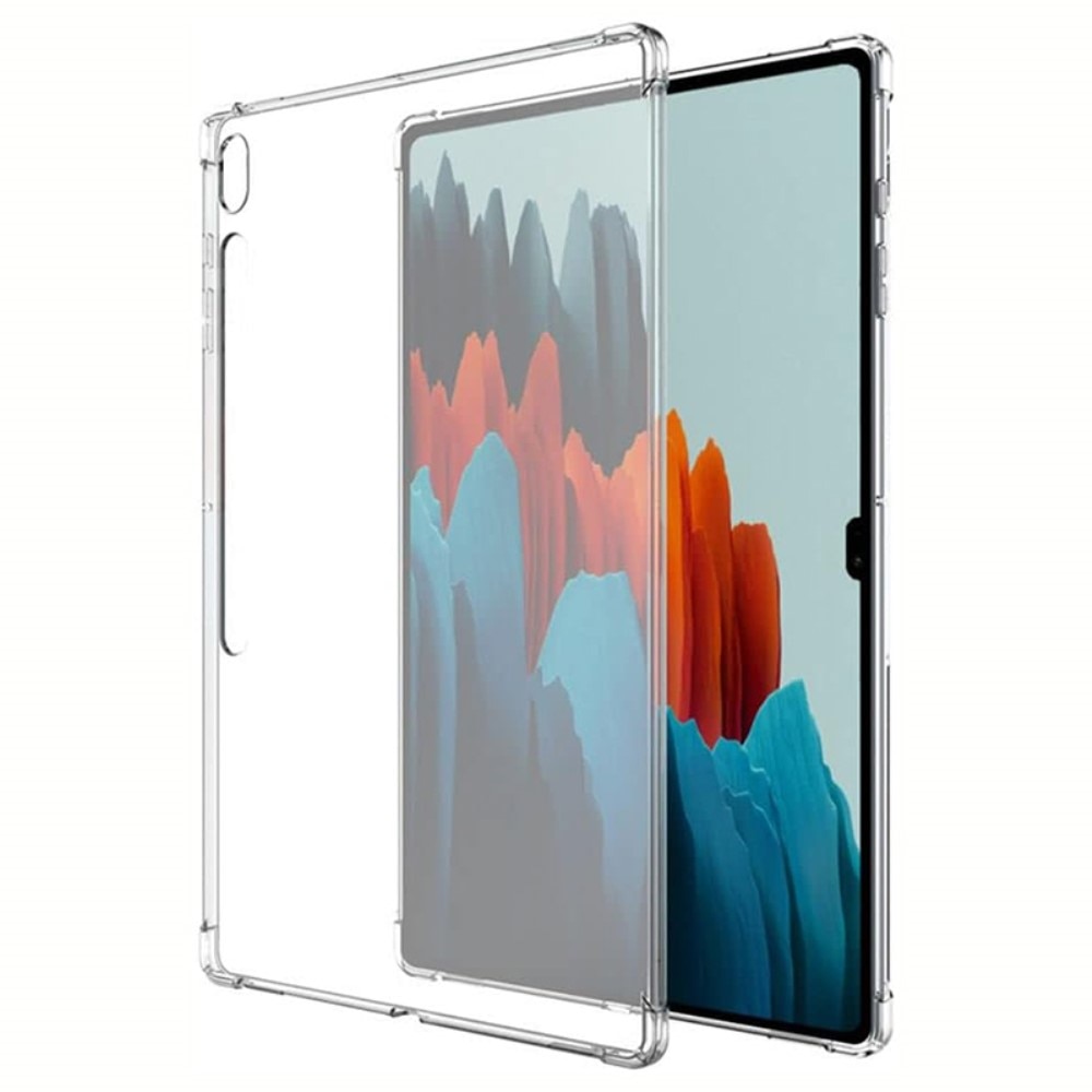 Funda TPU resistente a los golpes Samsung Galaxy Tab S7 Plus transparente