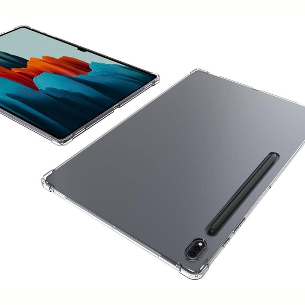 Funda TPU resistente a los golpes Samsung Galaxy Tab S7 Plus transparente