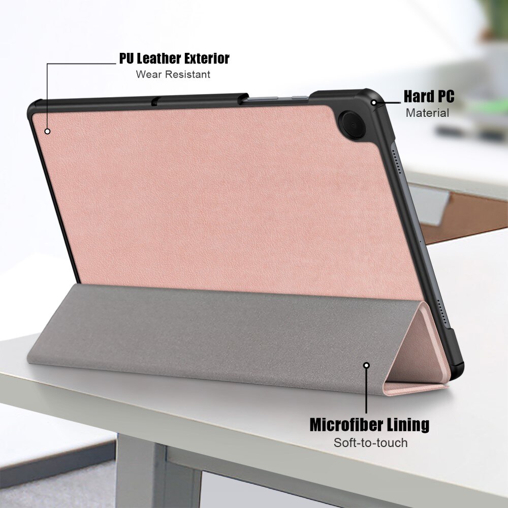 Funda Tri-Fold Samsung Galaxy Tab A9 Plus oro rosa