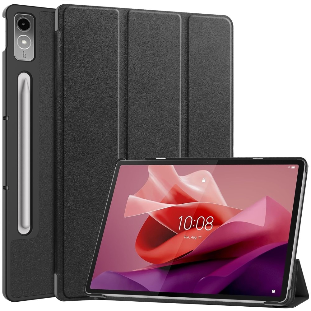 Funda Tri-Fold con portalápices Lenovo Tab P12 Negro