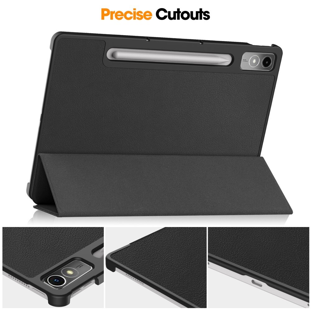 Funda Tri-Fold con portalápices Lenovo Tab P12 Negro