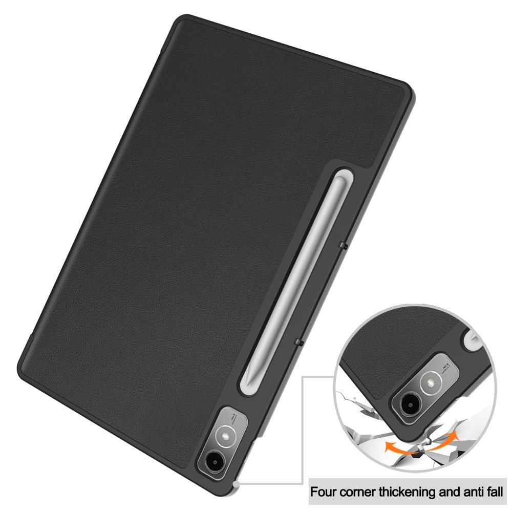 Funda Tri-Fold con portalápices Lenovo Tab P12 Negro