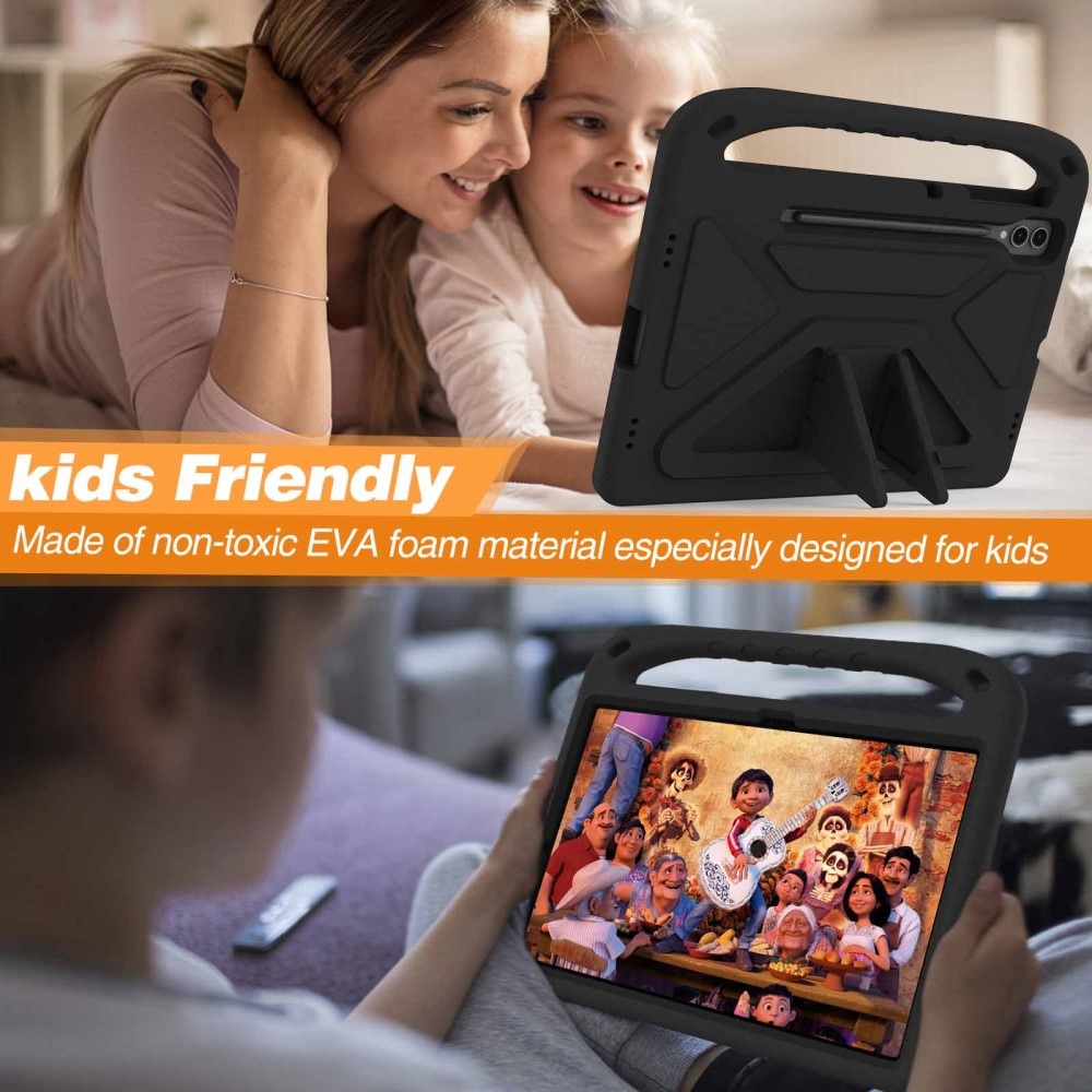 Funda EVA con asa para niños para Samsung Galaxy Tab S9 Plus negro